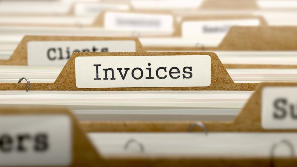 business file that reads invoices, how to handle late invoices